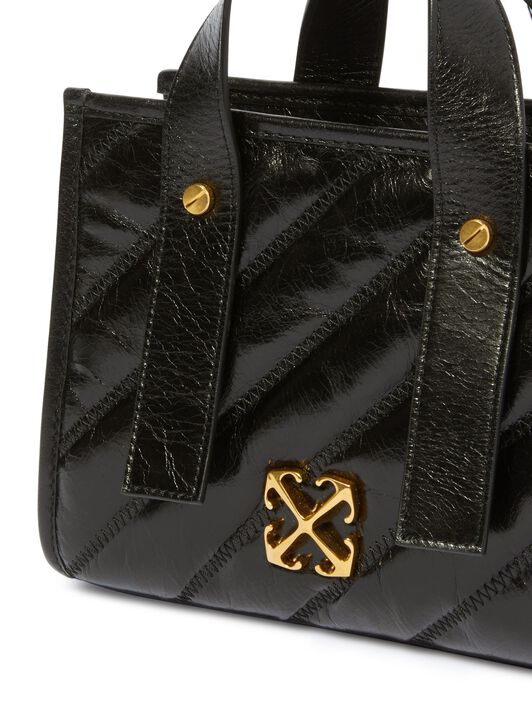 Black Quilted Tote Bag OFF WHITE Black Quilted Tote Bag BLACK OWNA238C99LEA001