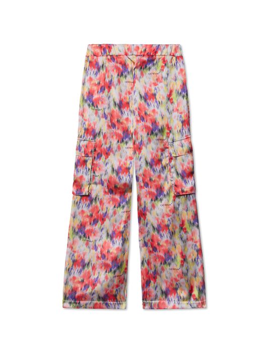 OFF WHITE Watercolor Cargo Pants PINK OGCF007S25FAB001