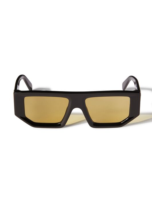 OFF WHITE Schwarz/Gelbe Vancouver Sonnenbrille SCHWARZ OERI13FC99PLA001