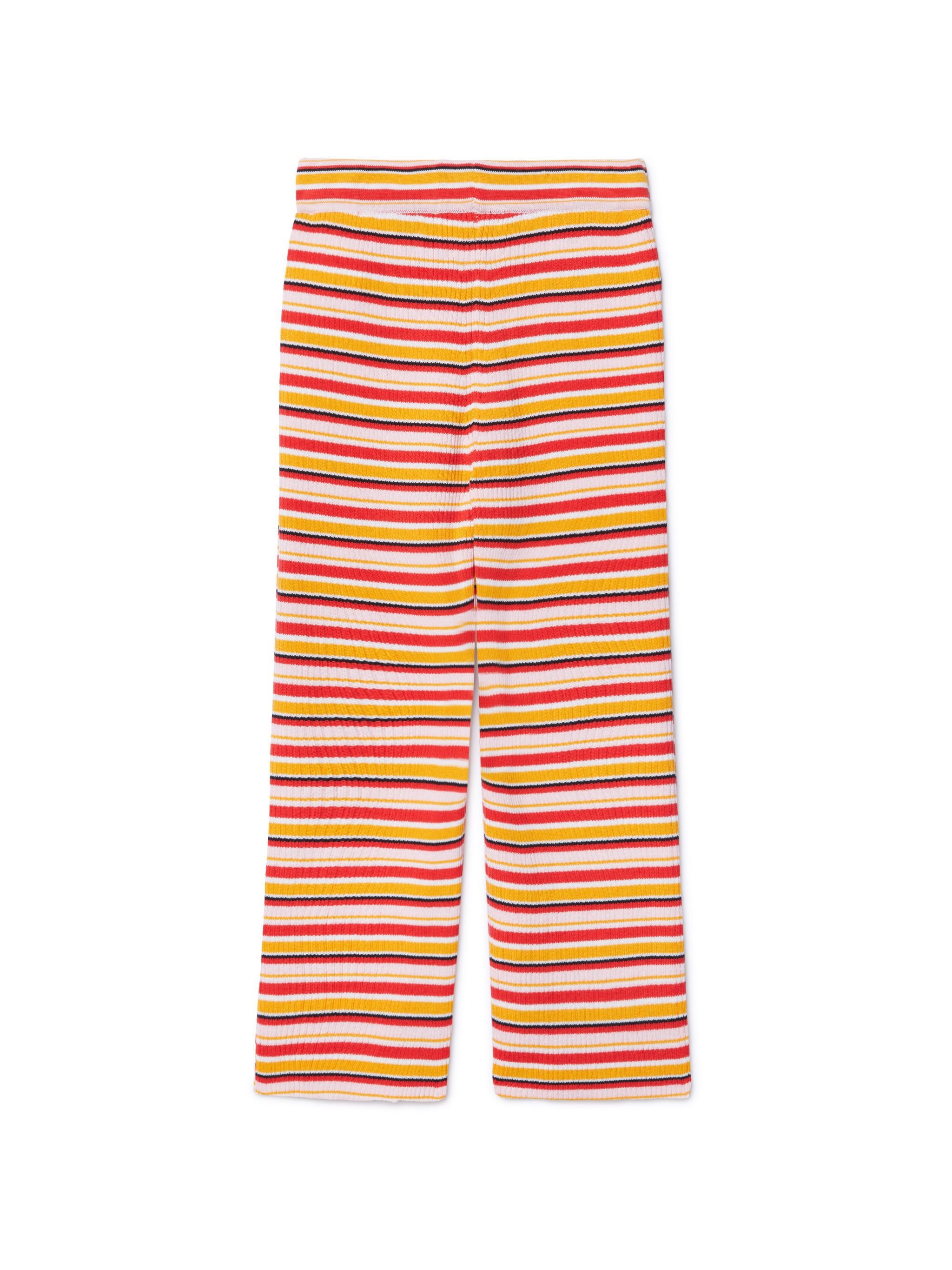 OFF WHITE Stamp Ribbed Knit Pants ORANGE OGHG002S25KNI001