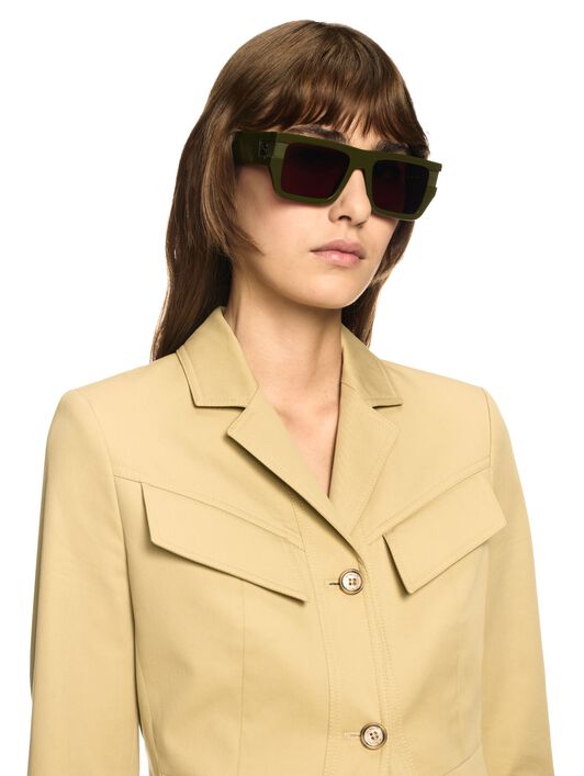 Beige Toybox Cargo Jacket OFF WHITE Beige Toybox Cargo Jacket NEUTRALS OWEF12IS25FAB002