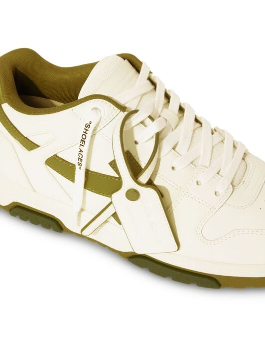 White/Olive Green Out Of Office OFF WHITE White/Olive Green Out Of Office WHITE OMIA189S25LEA001