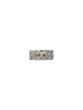 OFF WHITE Arrow Chain Ring SILVER OMOC07DC99MET001