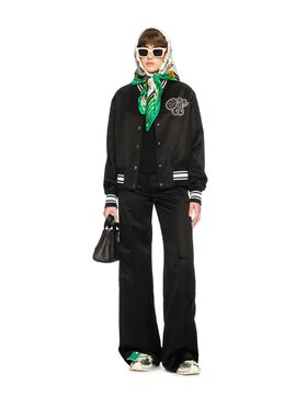 OFF WHITE Black Toybox Satin Cargo Pants BLACK OWCF026S25FAB001