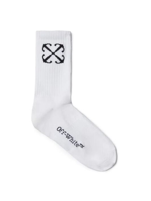 White Arrow Mid Socks OFF WHITE White Arrow Mid Socks WHITE OMRA080C99KNI001