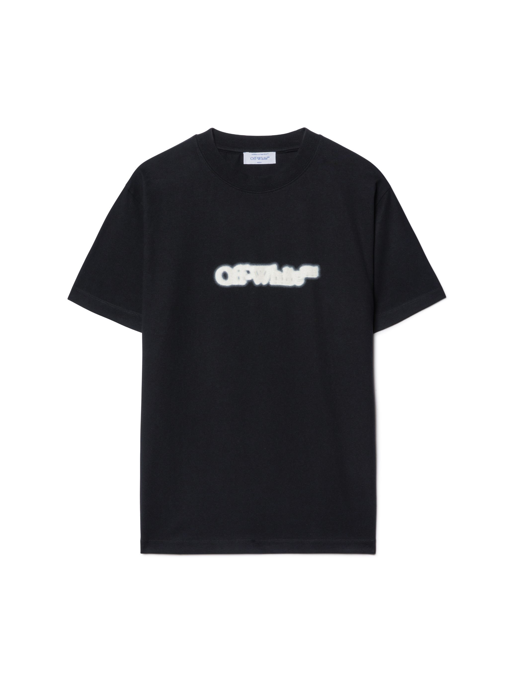 OFF WHITE Black Spray Arrow T-Shirt BLACK OMAA027S25JER00B