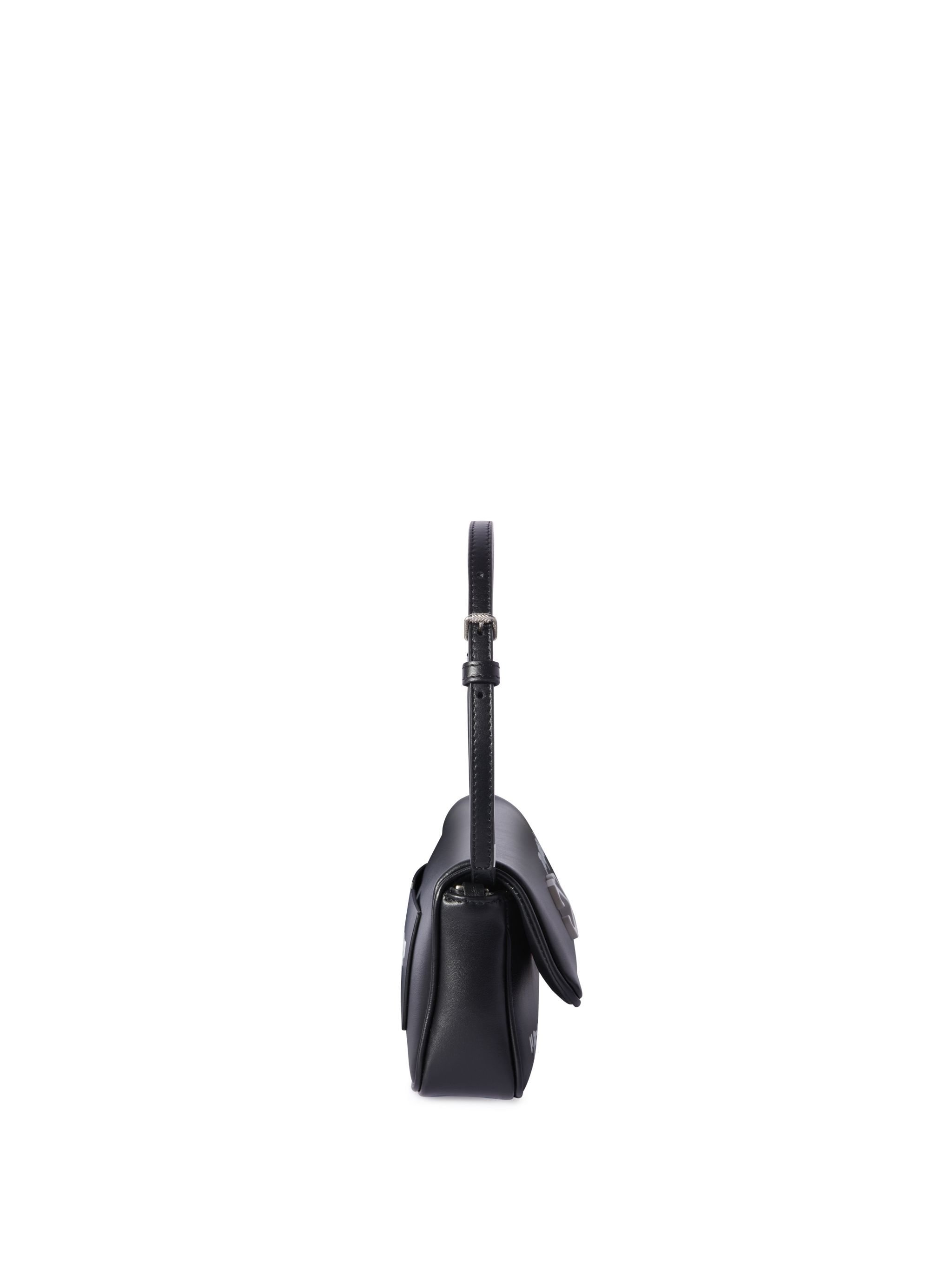 OFF WHITE Black Jitney 0.7 Quote Shoulder Bag BLACK OWNN18BC99LEA001