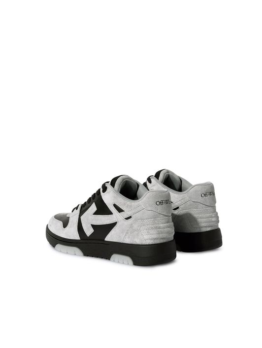OFF WHITE Light Gray/Black Out Of Office Suede BLACK OMIA189S25LEA007