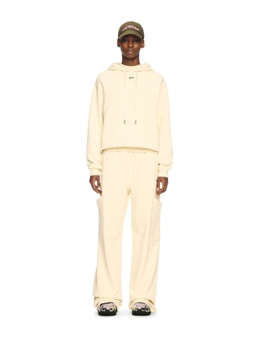 White Cloud Arrow Hoodie OFF WHITE White Cloud Arrow Hoodie NEUTRALS OWBB058S25FLE003