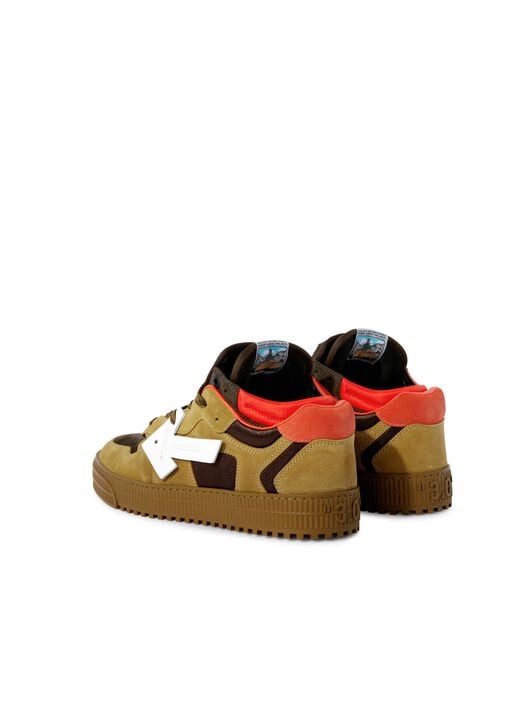 Chocolate/Orange Floating Arrow OFF WHITE Chocolate/Orange Floating Arrow BROWN OMIA244S25LEA002