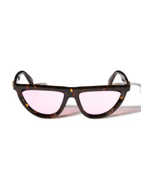 OFF WHITE Havana/Pinke Jasper Sonnenbrille SCHWARZ OERI13VS25PLA001