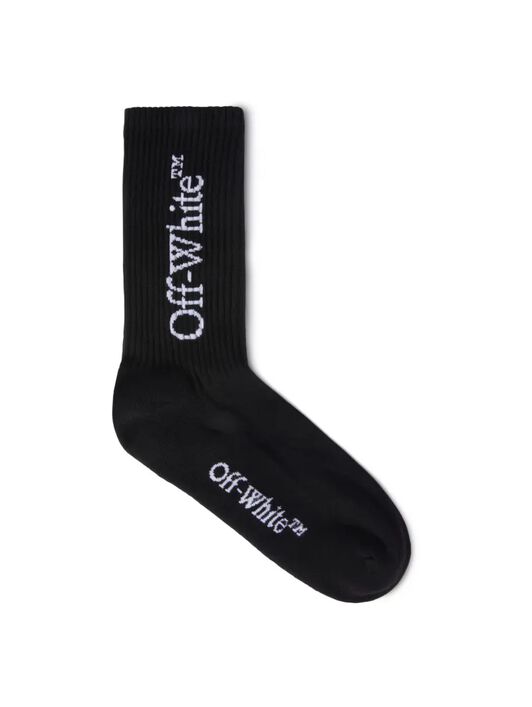 OFF WHITE Blacka Bookish Mid Socks BLACK OMRA085C99KNI001