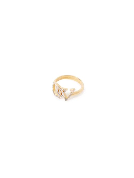 OFF WHITE Strass Ow Ring GOLD OWOC11AC99MET001