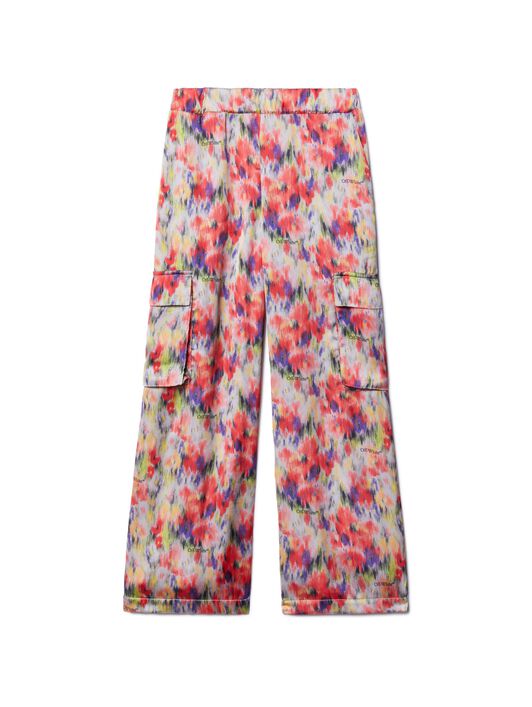 Watercolor Cargo Pants OFF WHITE Watercolor Cargo Pants PINK OGCF007S25FAB001