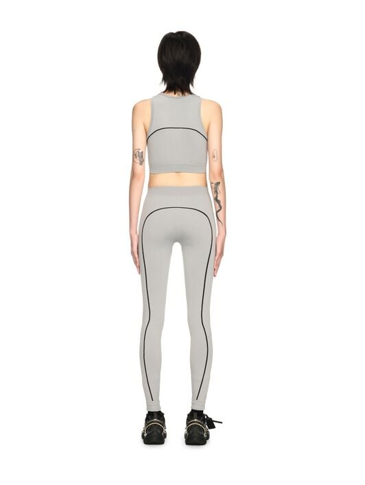 Gray Stamp Seamless Leggings OFF WHITE Gray Stamp Seamless Leggings GREY OWVV015S25KNI001