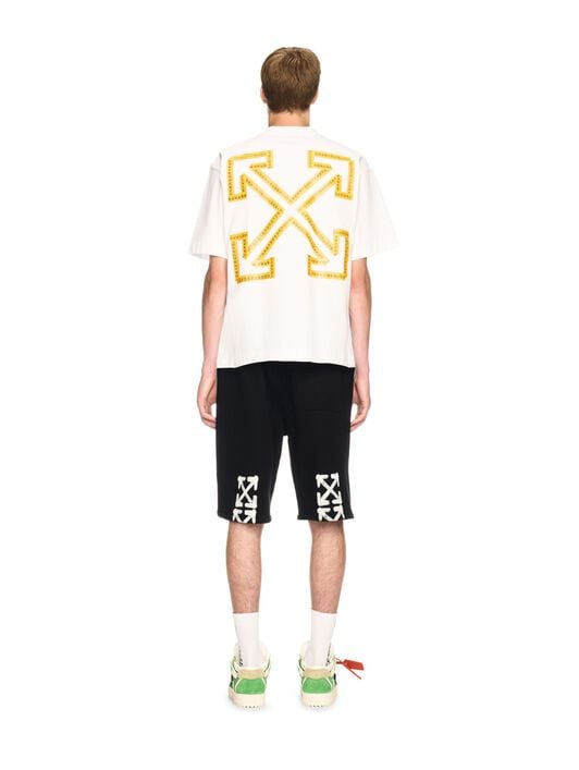White Tape Arrow T-Shirt OFF WHITE White Tape Arrow T-Shirt WHITE OMAA120S25JER00D