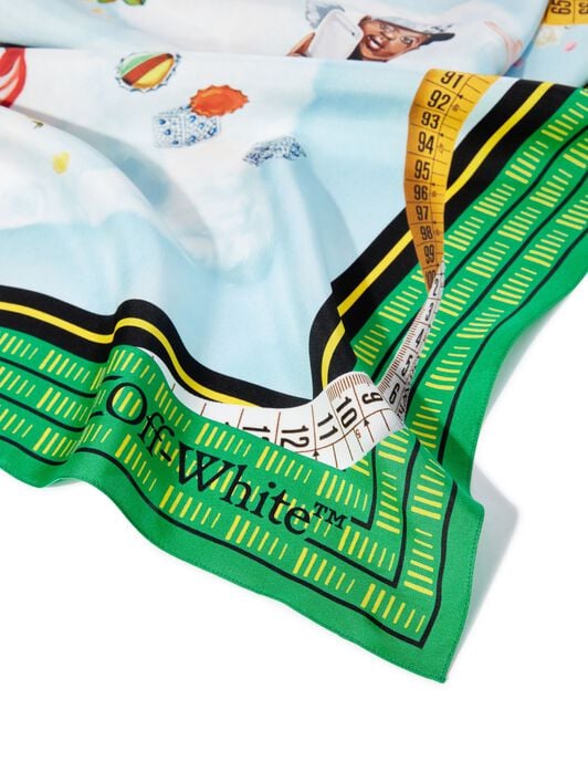 Clouds Arrows Foulard Light Blue - Multi OFF WHITE Clouds Arrows Foulard Light Blue - Multi BLUE OWMI001S25FAB003