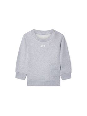 OFF WHITE Stamp Cargo Sweatshirt GREY OBXC002S25FLE001