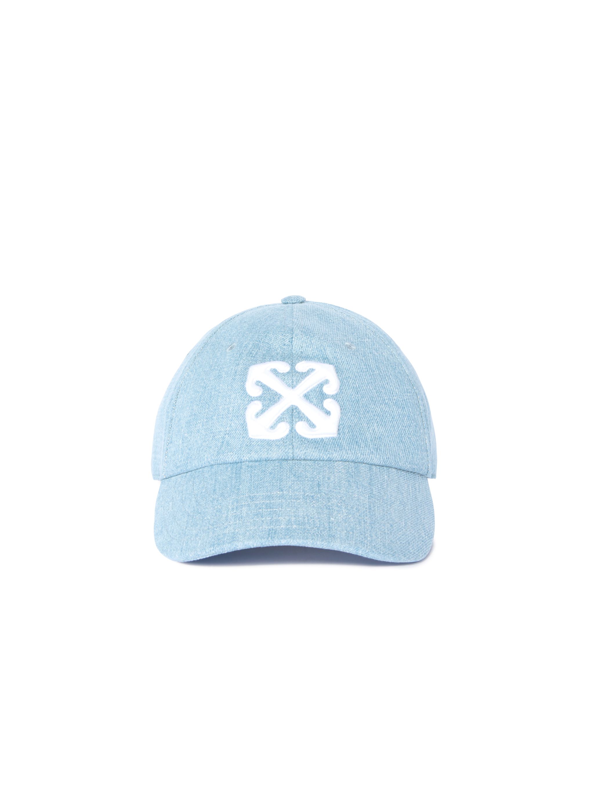 Off-white Arrows Denim Cap In Blue